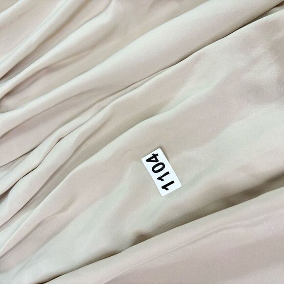 Calvin Klein Skirt Womens 20W Tan Tie-Front Pleated A-Line Midi NWT Preppy - Picture 9 of 9